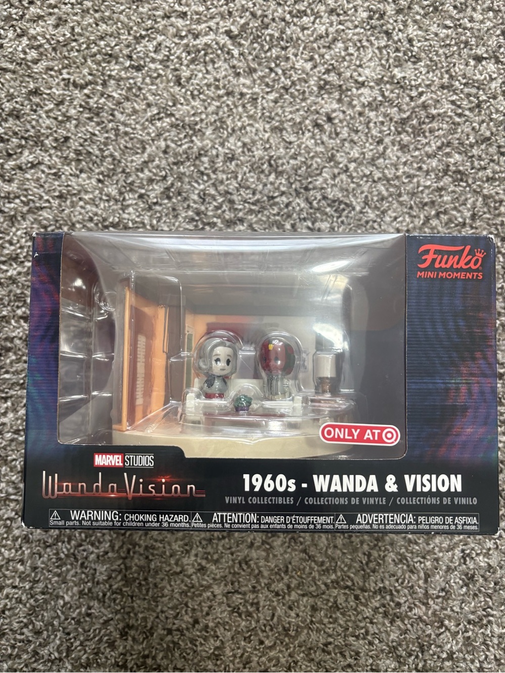 Funko Mini Moments Wanda & Vision 1960s Set - Red, Cream, Black